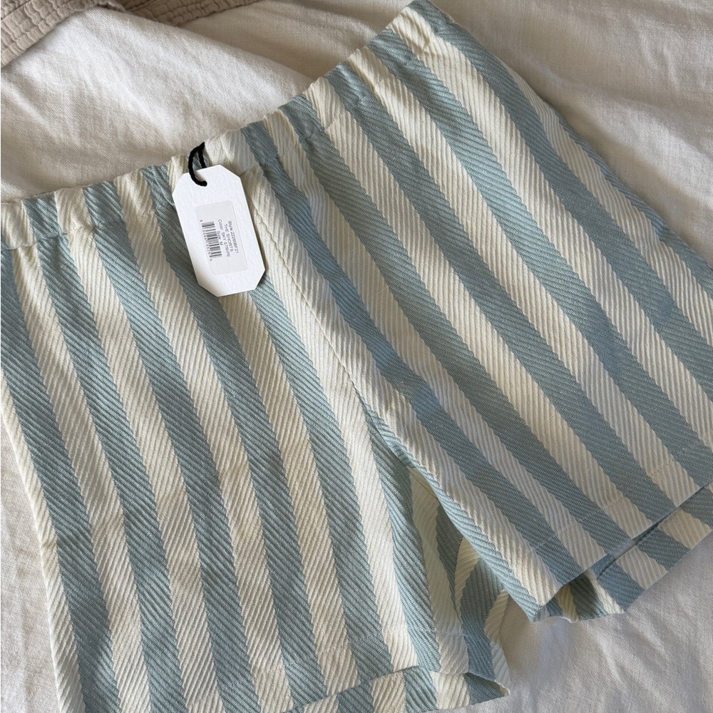 Attersee Striped Blue and White Shorts